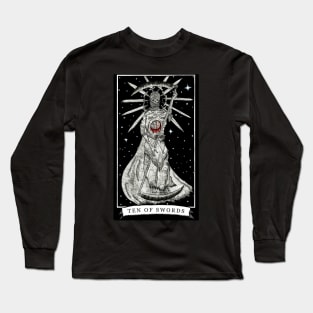 The Ten of Swords - The Tarot Restless Long Sleeve T-Shirt